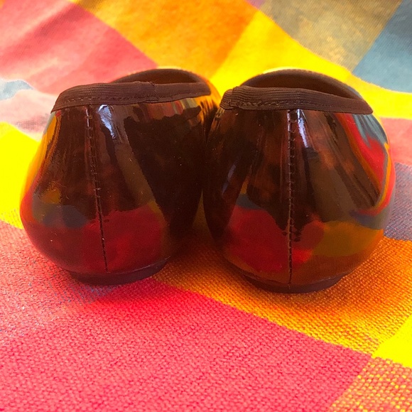 Vaneli Patent Sebelie flat Sz 8 Blk/Gold/Tortoise - Picture 3 of 6